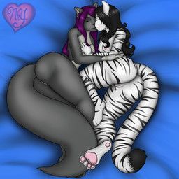yoon, 4_toes, anthro, black_hair, black_nose