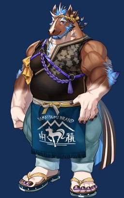 moriyasu_(lah), chinese_zodiac, lifewonders, live_a_hero, year_of_the_horse