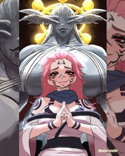 mahoraga, ryomen_sukuna, asian_mythology, east_asian_mythology, japanese_mythology