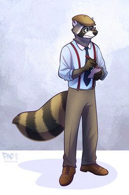 tacorat, accessory, anthro, beret, bottomwear