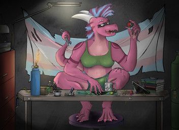 mech_(mechanicalchicken), sekhburd, anthro, drone_(vehicle), from_behind_position