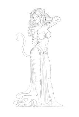 seannorthridge, anthro, belly_dancer, bellydancer_outfit, carnivoran