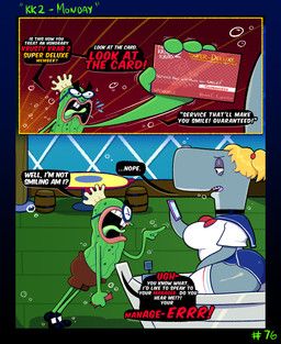 kevin_c._cucumber, pearl_krabs, nickelodeon, spongebob_squarepants, somescrub