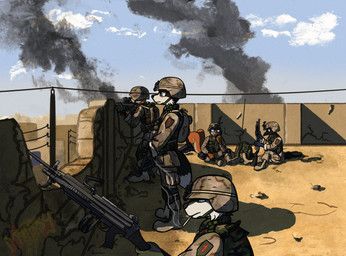 tony_(muddy), iraq_war, o._f._mossberg_&_sons, u.s._army, muddy_(artist)