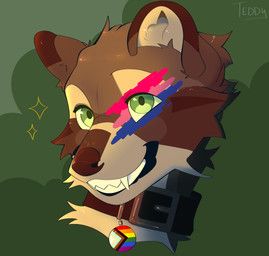 victor_(mrmoopne), toasty_teddy, anthro, bisexual_pride_colors, black_collar