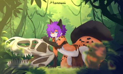 ai_assisted, ai_generated_background, k441z, accessory, all_fours