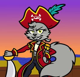 greycie_(captainquack64), captainquack64, anthro, black_bottomwear, black_clothing
