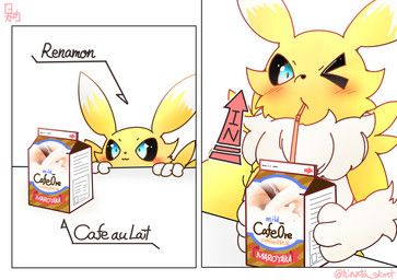 bandai_namco, digimon, hinata_sakamoto, anthro, black_sclera