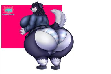 colette_catchlove, zigzzyracoon, anthro, big_breasts, big_butt