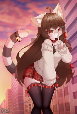 dakeneshi, absolute_territory, accessory, ahoge, anthro