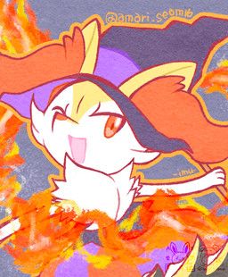 braixen_day, halloween, nintendo, pokemon, miimu
