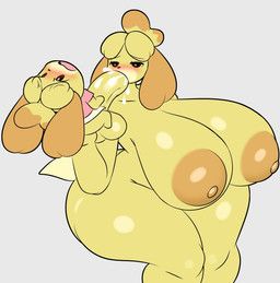 isabelle_(animal_crossing), animal_crossing, nintendo, tha_randomu, anthro