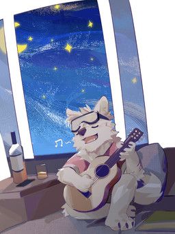 seatohao, alcohol_bottle, anthro, bed, bed_frame