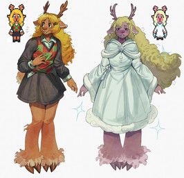 noelle_holiday, deltarune, undertale_(series), wolfertinger, accessory