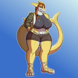 sokudostorm_(artist), 5_fingers, 5_toes, abs, anthro
