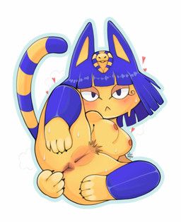 ankha_(animal_crossing), animal_crossing, nintendo, bensagaz, anthro
