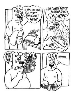 billy_fore, anthro, bodily_fluids, canid, canine