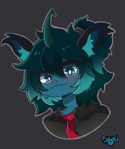 fuuki_art, accessory, anthro, black_clothing, black_dress_shirt