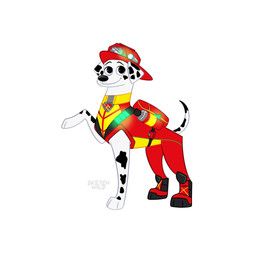 marshall_(paw_patrol), hasbro, nickelodeon, paramount_pictures, paw_patrol