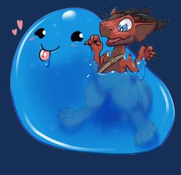 slime_rancher, caffeinekobold, ambiguous/ambiguous, ambiguous_gender, animal_genitalia