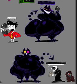 friend_(deltarune), gaster, spamton_g._spamton, deltarune, undertale