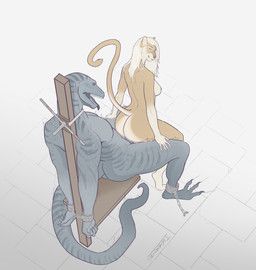 hraath, 3_toes, ambiguous_penetration, anthro, anthro_on_anthro