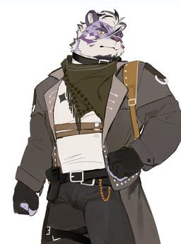 sadiend, seatohao, anthro, backpack, beard