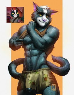 avocato, final_space, stanglass, abs, anthro
