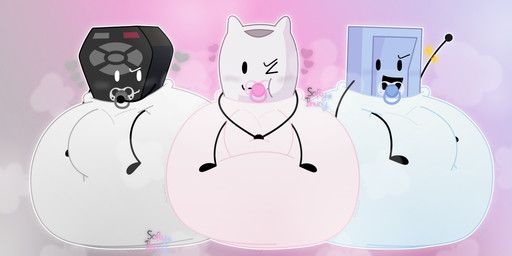 liy_(bfdi), pillow_(bfdi), remote_(bfdi), battle_for_dream_island, object_shows