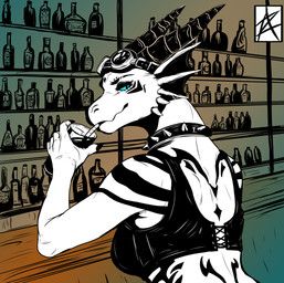 azurian_arafiel, mythology, azurian, anthro, bar