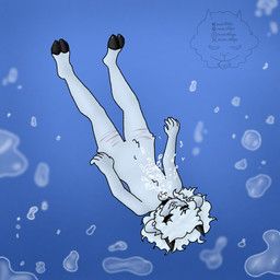 mun-shipu, air_bubble, anthro, asphyxiation, bell