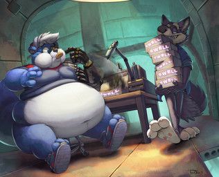 teaselbone_(character), swell_donuts, teaselbone, 3_toes, 4_fingers
