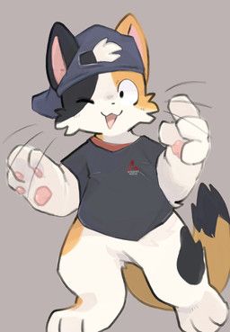 tinntira, 3_toes, 4_fingers, anthro, backwards_baseball_cap