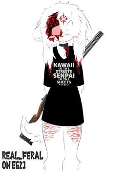 preychan, real_feral, anthro, black_clothing, black_shirt