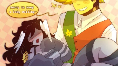flowery_(deltarune), macie_(maciemacchi), vessel_(deltarune), deltarune, undertale_(series)