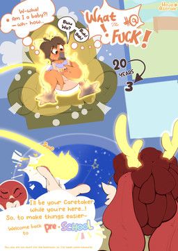 astrale_(hojaastrale), oc_(crinklbird), hojaastrale, age_transformation, ambiguous_gender