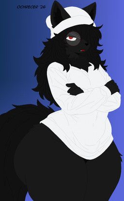 aser_(ochrecer), ochrecer, anthro, beanie, big_butt