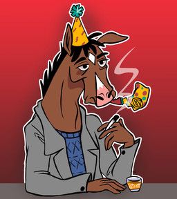bojack_horseman_(character), bojack_horseman, netflix, wingogo, 5_fingers