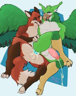 archy_fox, jonek_ashtar, mythology, jayraccoonart, anal