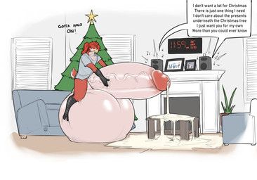 flamie_(marvolk), all_i_want_for_christmas_is_you, christmas, no_nut_november, marvolk