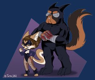 aesmanoth_vilum, black_canary_(dc), ivelmina_lune, wildcat_(dc), turkojar