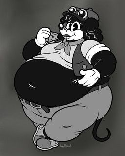 tammy_tumbler, mouse:_p.i._for_hire, fatladyhellcat, accessory, anthro