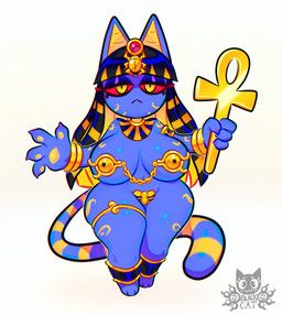 akh_(69blackcat69), 69blackcat69, 3_toes, 4_fingers, ankh