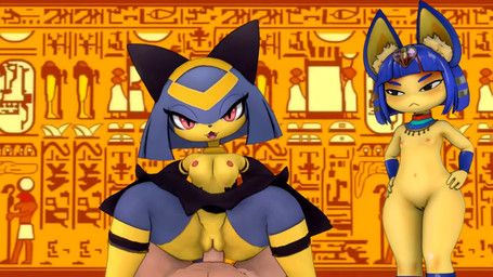 ankha_(animal_crossing), animal_crossing, ankha_zone, nintendo, palworld