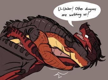 flame_(wof), umber_(wof), mythology, wings_of_fire, darkenstardragon