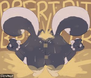random_bunny_(lspagf), skunk_(lspagf), lspagf, anthro, big_butt