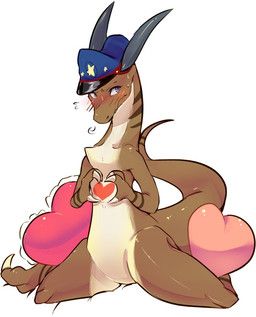 sebastian_(angels_with_scaly_wings), angels_with_scaly_wings, psibunny, blush, dinosaur