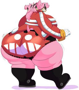 amy_rose, cerberus_rose_(neko-gami), fan_character, eggman_empire, eggman_logo