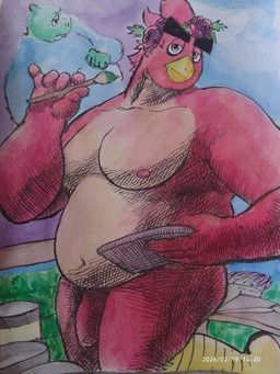 red_(angry_birds), angry_birds, rovio_entertainment, sega, mister_art