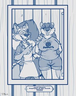 connie_(bennie_tiger), teaselbone_(character), swell_donuts, teaselbone, 4_fingers